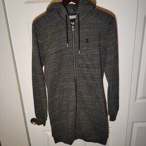 Onepiece Norway Hoodie Skate Surf Beach Bum Extra Long Unisex Gray Y2K Grunge